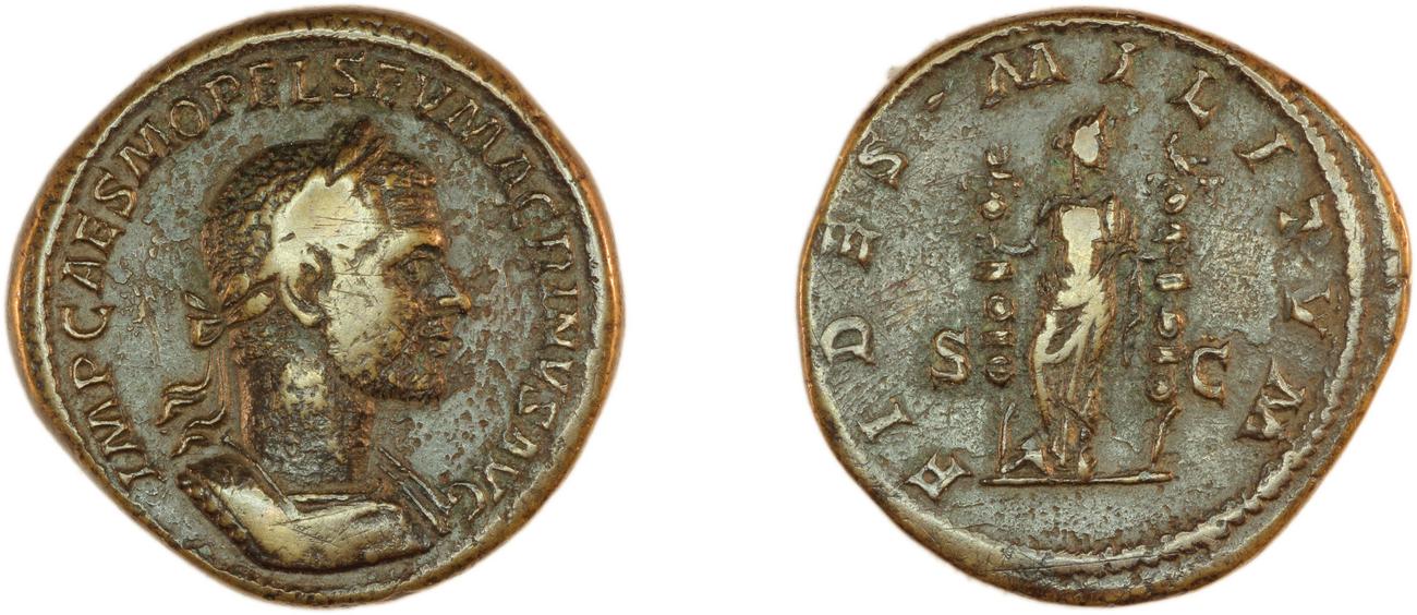 obverse RIC IV Macrinus 179