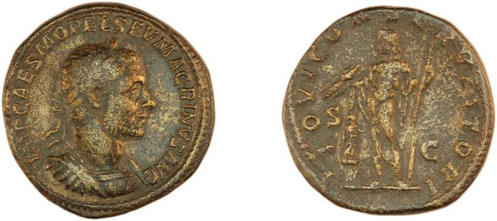 RIC IV Macrinus 189, реверс, Британский музей