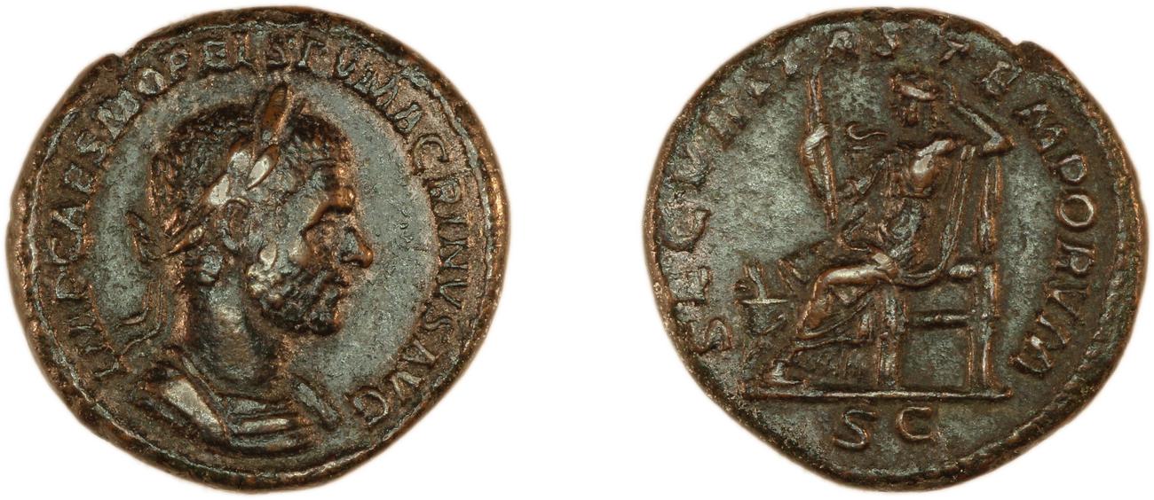 obverse RIC IV Macrinus 207