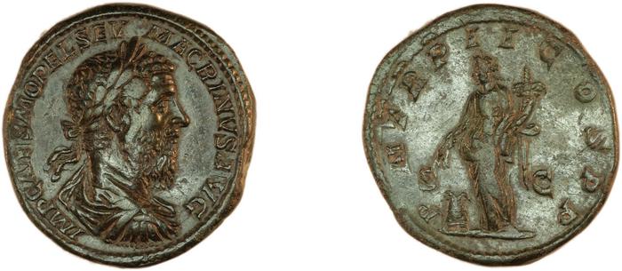 реверс RIC IV Macrinus 146