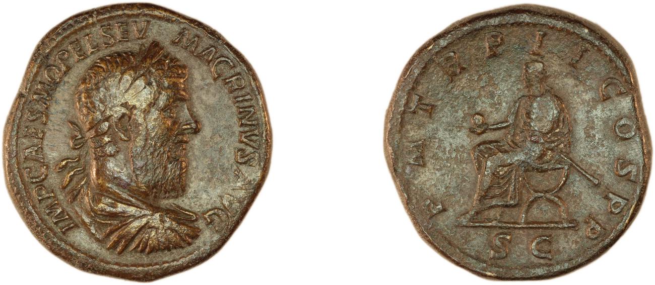 RIC IV Macrinus 148, аверс, bm