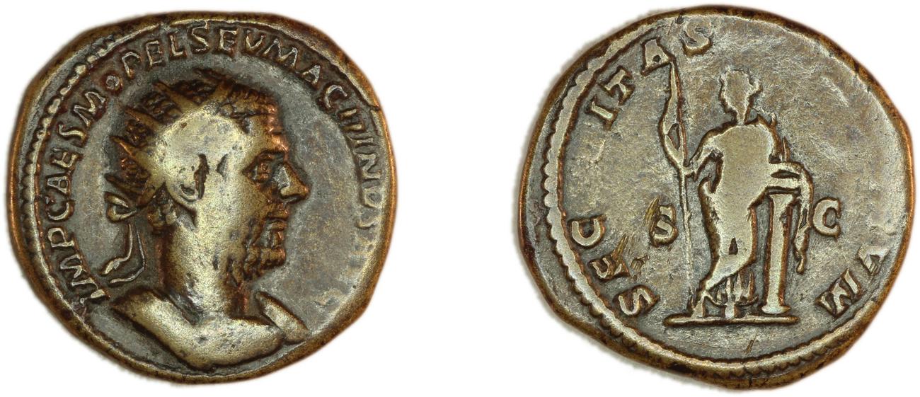 obverse RIC IV Macrinus 203