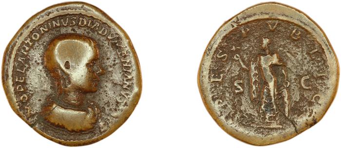 RIC IV Macrinus 219, реверс, bm