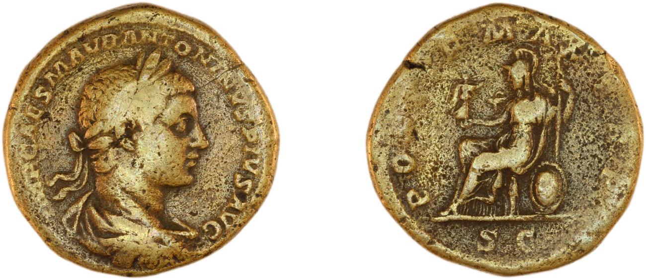 аверс RIC IV Elagabalus 284