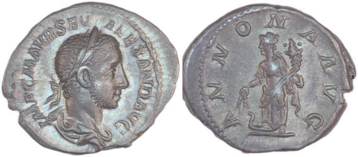 реверс RIC IV Severus Alexander 135