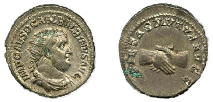 RIC IV Balbinus 12, реверс, bm