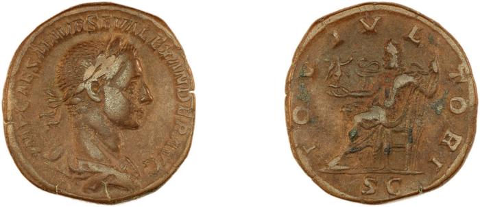 RIC IV Severus Alexander 560, реверс, Британский музей