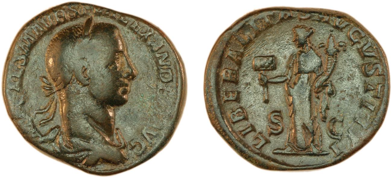 obverse RIC IV Severus Alexander 573