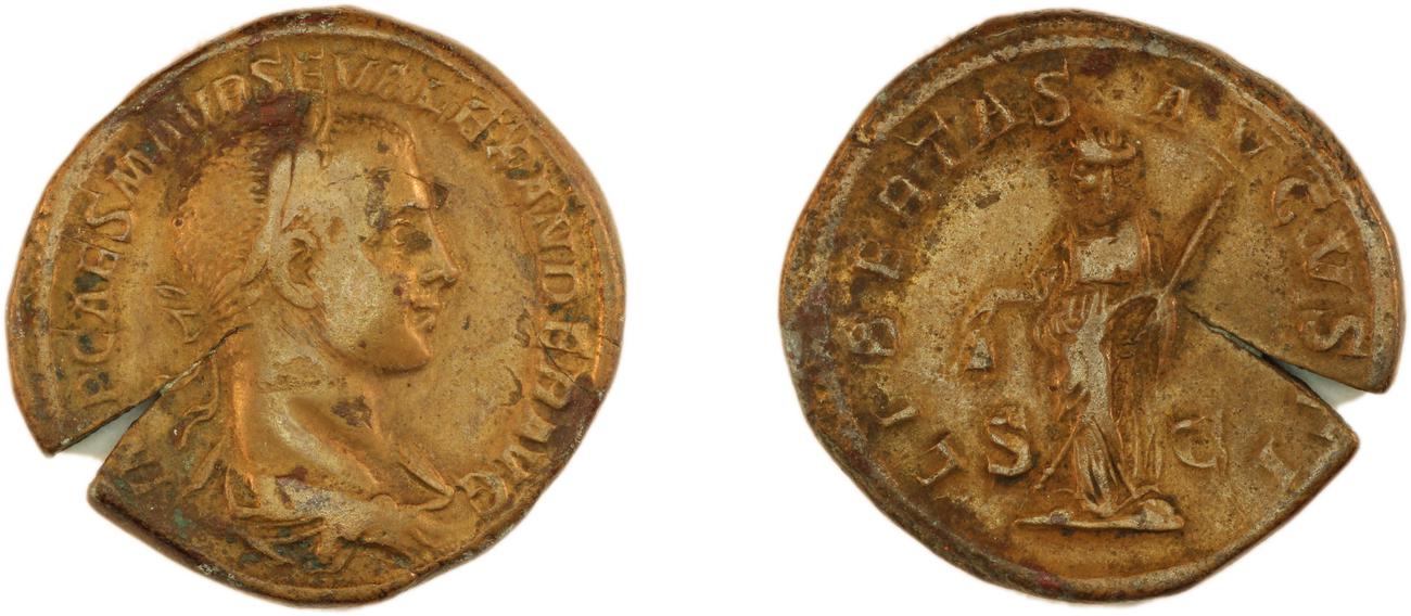 RIC IV Severus Alexander 583, аверс, Британский музей