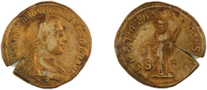 RIC IV Severus Alexander 583, реверс, Британский музей