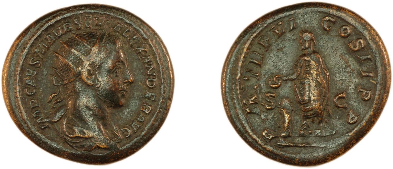 RIC IV Severus Alexander 710, аверс, bm