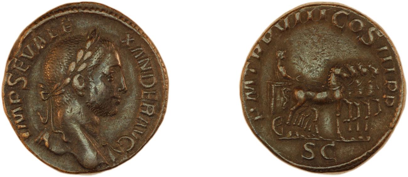 RIC IV Severus Alexander 495, аверс, bm