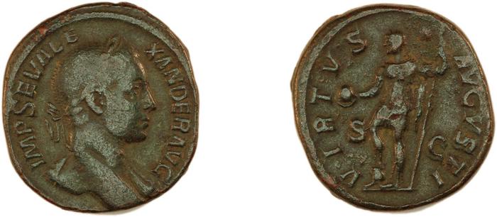 RIC IV Severus Alexander 627, реверс, bm
