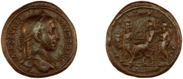 RIC IV Severus Alexander 510, реверс, Британский музей
