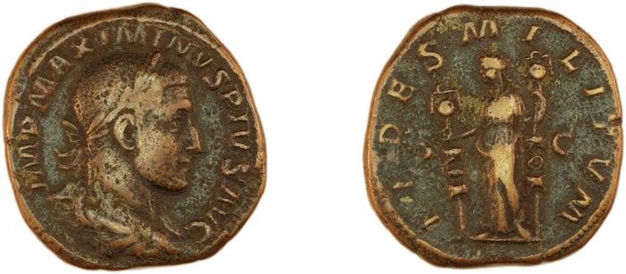 RIC IV Maximinus Thrax 43, реверс, bm