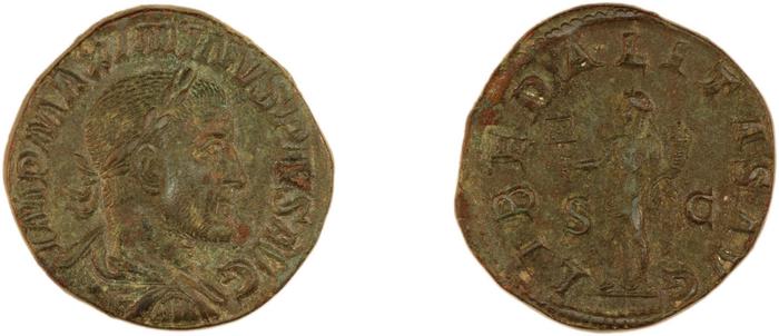 RIC IV Maximinus Thrax 49, реверс, bm