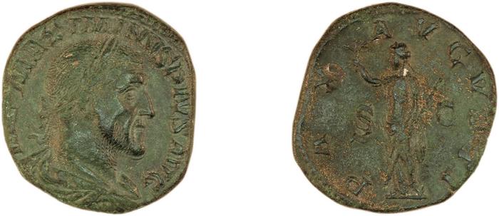 RIC IV Maximinus Thrax 58, реверс, bm