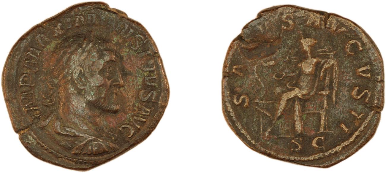аверс RIC IV Maximinus Thrax 64