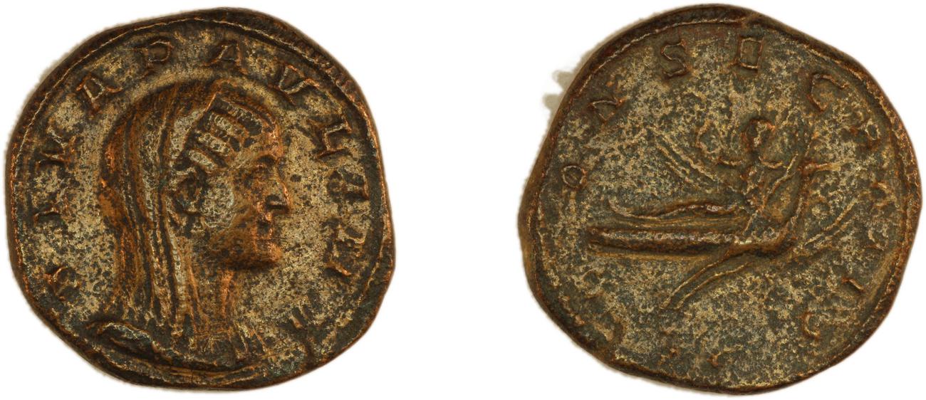 RIC IV Caecilia Paulina 3, аверс, bm