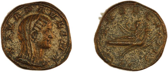 RIC IV Caecilia Paulina 3, реверс, bm