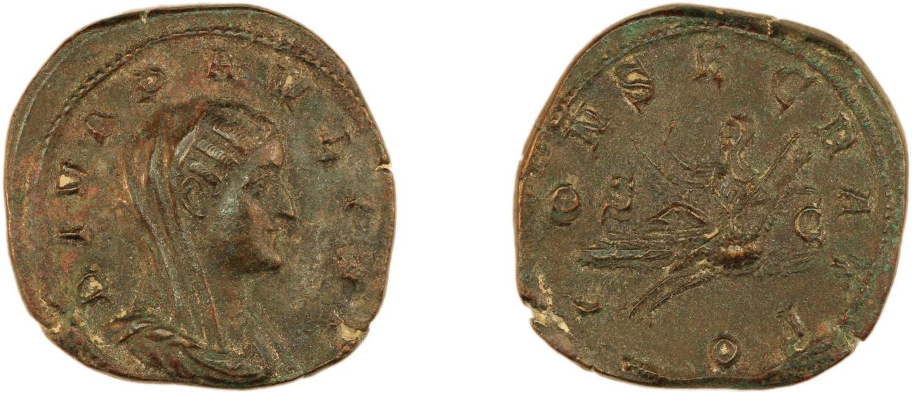 RIC IV Caecilia Paulina 3, аверс, bm