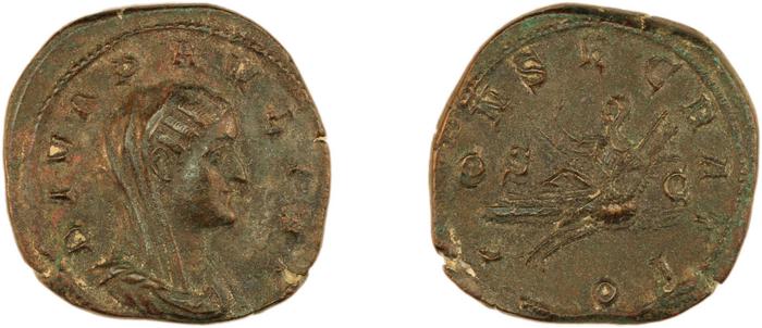 RIC IV Caecilia Paulina 3, реверс, bm