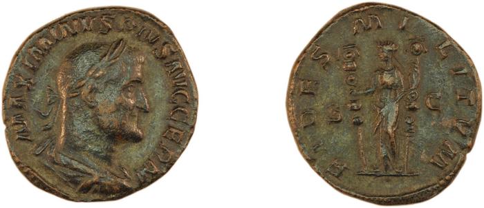 RIC IV Maximinus Thrax 78, реверс, bm