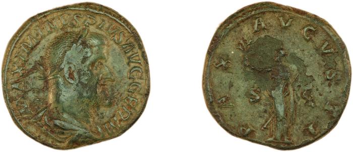RIC IV Maximinus Thrax 81, реверс, bm