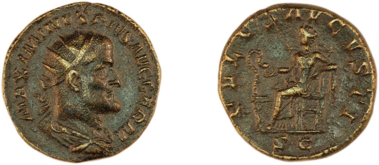 аверс RIC IV Maximinus Thrax 86