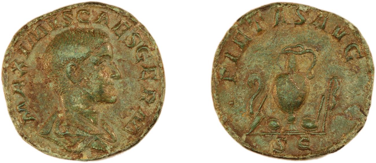 RIC IV Maximus 11, аверс, bm