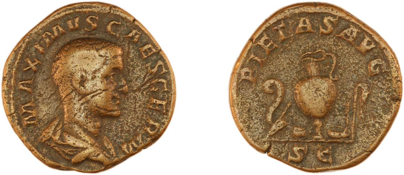 RIC IV Maximus 11, аверс, bm