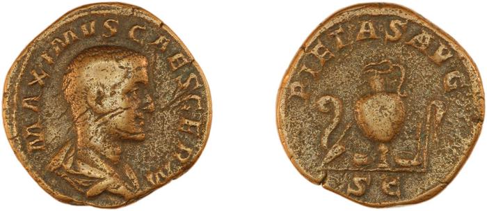 RIC IV Maximus 11, реверс, bm