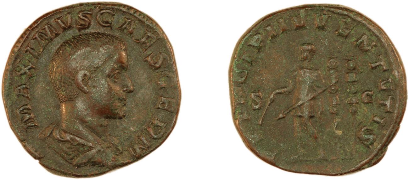 RIC IV Maximus 13, аверс, bm