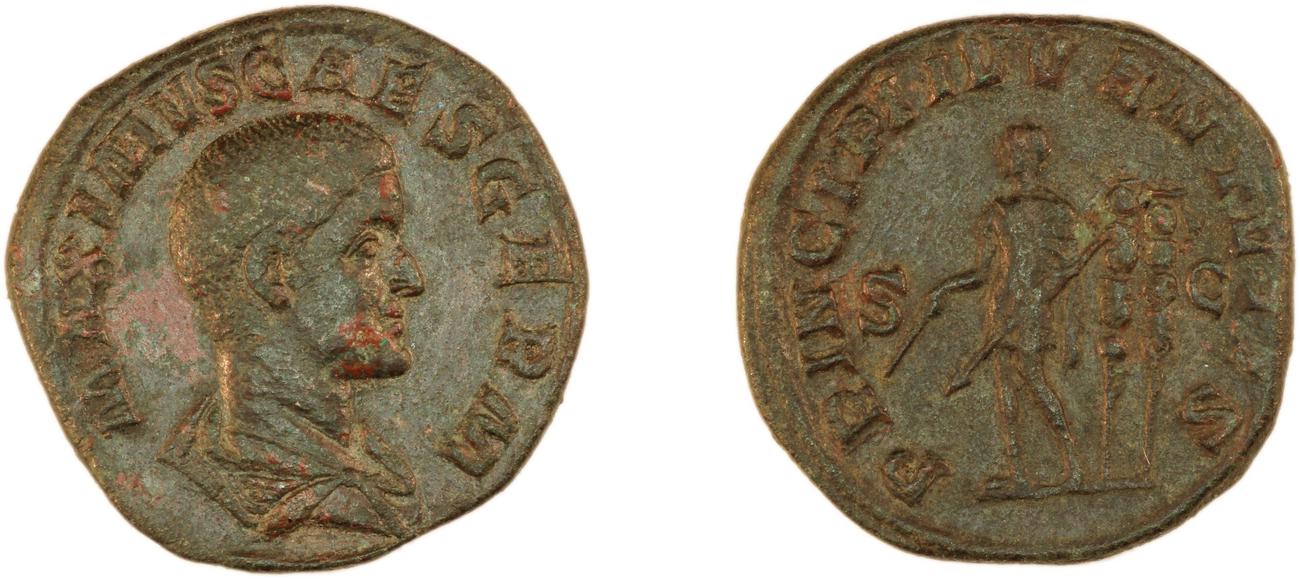 RIC IV Maximus 13, аверс, bm
