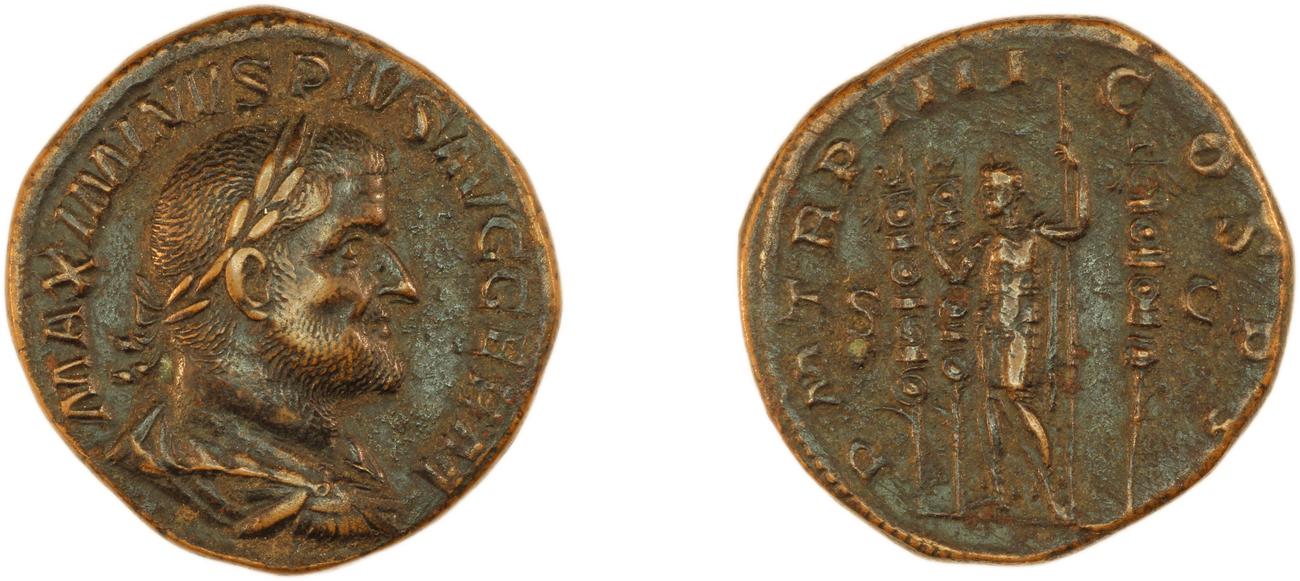 аверс RIC IV Maximinus Thrax 40