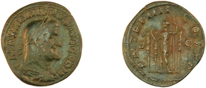 RIC IV Maximinus Thrax 40, реверс, bm