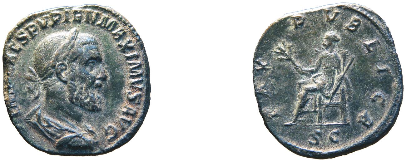RIC IV Pupienus 22B, аверс, bm