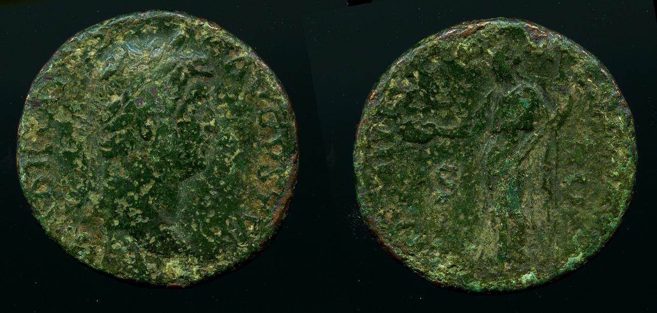 RIC II, Part 3 (second edition) Hadrian 1263, аверс, Британский музей