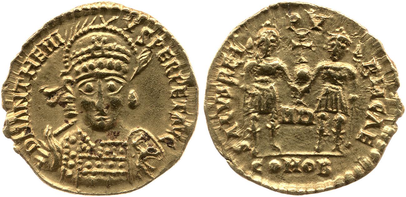 аверс RIC X Anthemius 2890
