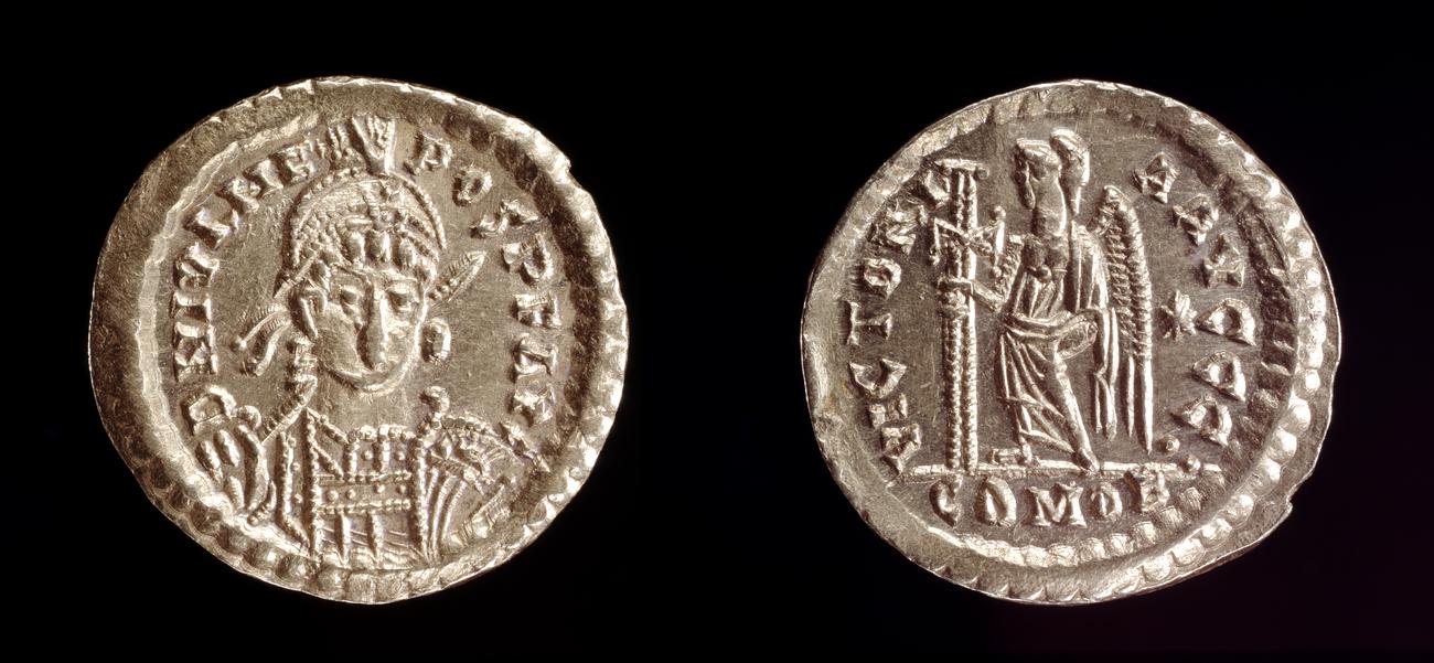 obverse RIC X Julius Nepos 3207