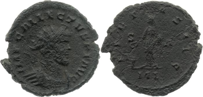 RIC V Allectus 34, реверс, bm