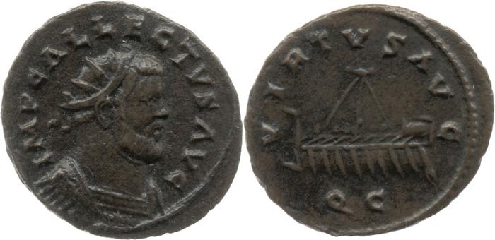 RIC V Allectus 129, реверс, bm