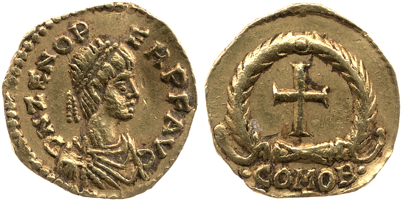 RIC X Zeno (West) 3662, аверс, bm