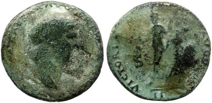 RIC I (second edition) Nero 411, реверс, bm