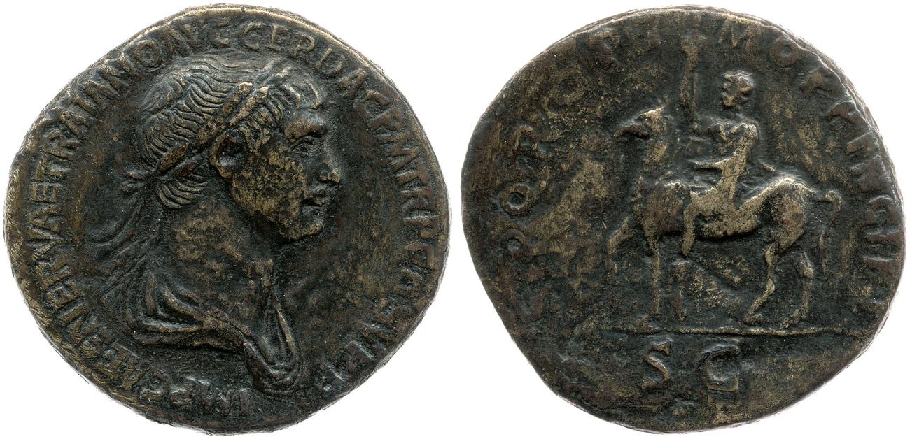 аверс RIC II Trajan 516