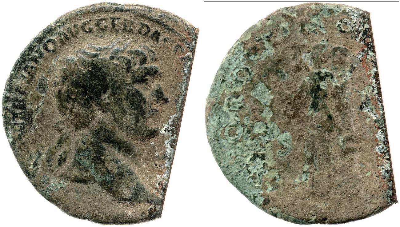 RIC II Trajan 521, аверс, Британский музей