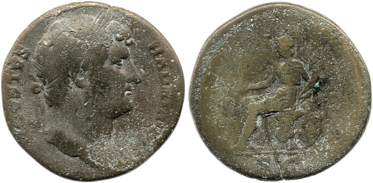 аверс RIC II, Part 3 (second edition) Hadrian 876