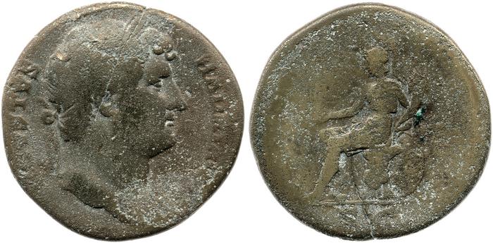 реверс RIC II, Part 3 (second edition) Hadrian 876