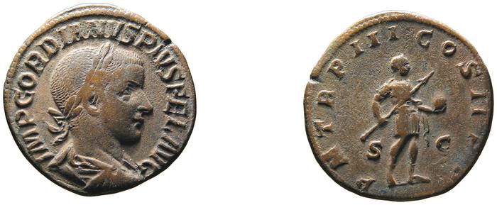 RIC IV Gordian III 305A, реверс, bm