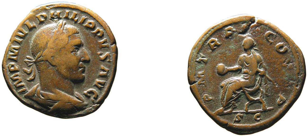 RIC IV Philip I 148A, аверс, bm